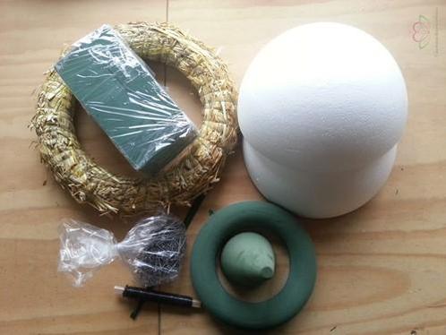 Kerstpakket hobby en bloemschikken basis 25 startpakket, Hobby en Vrije tijd, Knutselen, Nieuw, Ophalen of Verzenden