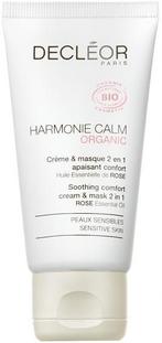 DECLEOR HARMONIE CALM ORGANIC SOOTHING CREAM & MASK 2 IN 1.., Sieraden, Tassen en Uiterlijk, Uiterlijk | Gezichtsverzorging, Verzenden