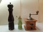 Koffiemolen (3) - Hout, Metaal, Staal -
