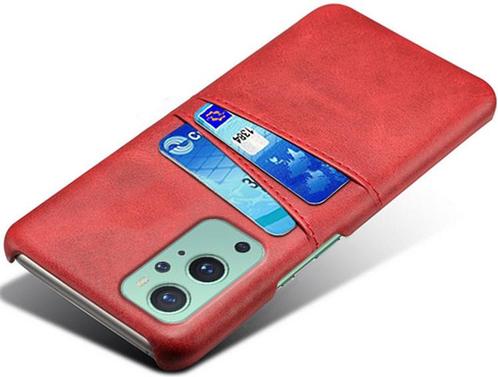 ProGuard OnePlus 9 Hoesje Slim Leder Kaarthouder Rood, Telecommunicatie, Mobiele telefoons | Hoesjes en Frontjes | Overige merken