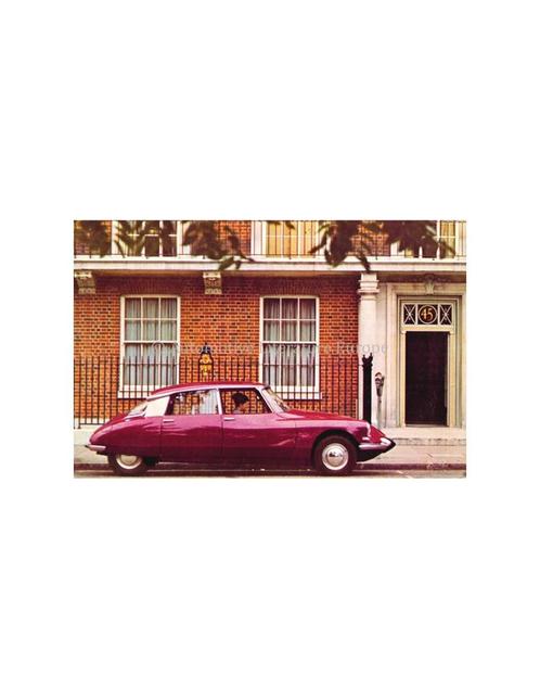 CITROËN DS 19 ANSICHTKAART NEDERLANDS, Boeken, Auto's | Folders en Tijdschriften