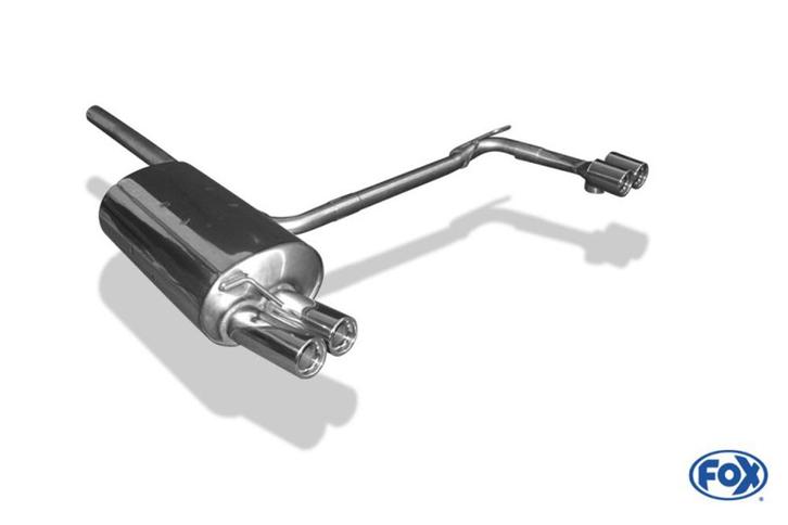 FOX einddemper li./re. 4x76mm Typ13, BMW E46 | 3-Serie E46 -, Auto-onderdelen, Uitlaatsystemen, Nieuw, BMW, Verzenden
