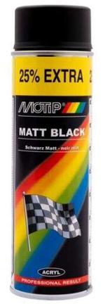 Motip mat zwart - spuitbus 500ML, Doe-het-zelf en Verbouw, Verzenden, Nieuw