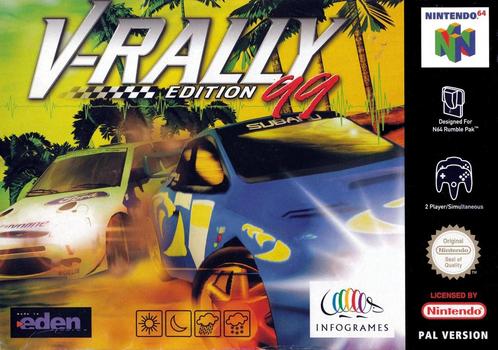 V-Rally 99 (Nintendo 64), Spelcomputers en Games, Games | Nintendo 64, Gebruikt, Verzenden