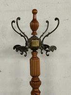 Kapstok - Hout, Verguld messing - Vintage kleerhanger, Antiek en Kunst