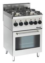 Bartscher Gasfornuis 600, B600, 4-pits, EO | 19 kW | 230V |, Ophalen of Verzenden, Nieuw in verpakking