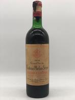 1 x 75cl Chateau Phélan-Ségur, St.Estephe 1974 (Bordeaux), Verzamelen, Wijnen, Ophalen of Verzenden, Nieuw, Frankrijk, Rode wijn
