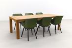 Hartman Sophie Moss Green/Rome brown 240 cm. tuinset -, Tuin en Terras, Tuinsets en Loungesets, Verzenden, Nieuw, Hout, Tuinset