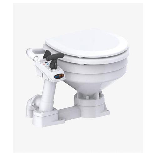 Bieden: Seaflo regular manual marine toilet - SFMTM-01-R, Doe-het-zelf en Verbouw, Sanitair, Nieuw, Ophalen of Verzenden