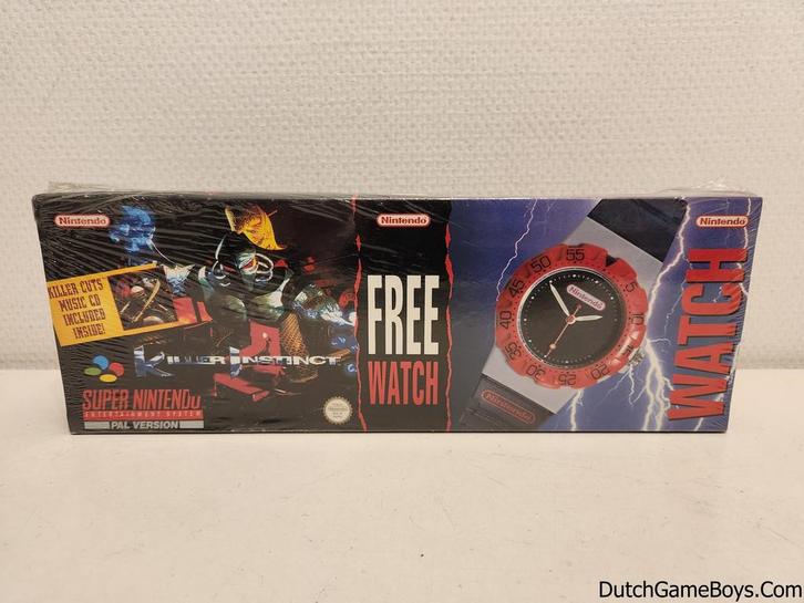 Super Nintendo / Snes - Killer Instinct + Watch - New & Seal, Spelcomputers en Games, Games | Nintendo Super NES, Gebruikt, Verzenden