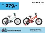 Focus Raven Rookie 16 inch – incl. zijwieltjes €279, Fietsen en Brommers, Fietsen | Kinderfietsjes, Zijwieltjes, 16 tot 20 inch