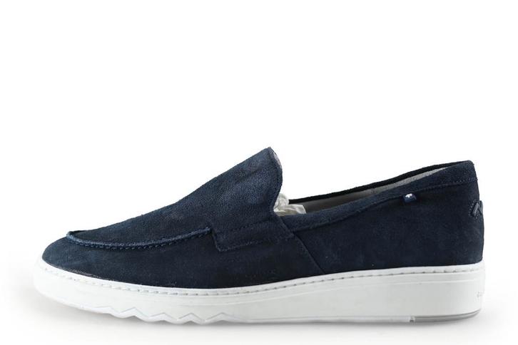 Floris van Bommel Instappers in maat 41 Blauw, Kleding | Heren, Schoenen, Blauw, Zo goed als nieuw, Overige typen, Verzenden