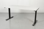 Ergonice zit-sta bureau, lichtgrijs blad, 160 x 80 cm,, Huis en Inrichting, Bureaus, Ophalen of Verzenden, Nieuw
