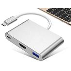 3 in 1 USB-C Hub - Compatibel met Macbook Pro / Air - USB, Computers en Software, Pc- en Netwerkkabels, Verzenden, Nieuw