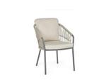 Suns Nappa tuinstoel Knot - Royal grey - camel - natural, Tuin en Terras, Tuinsets en Loungesets, Ophalen of Verzenden, Nieuw