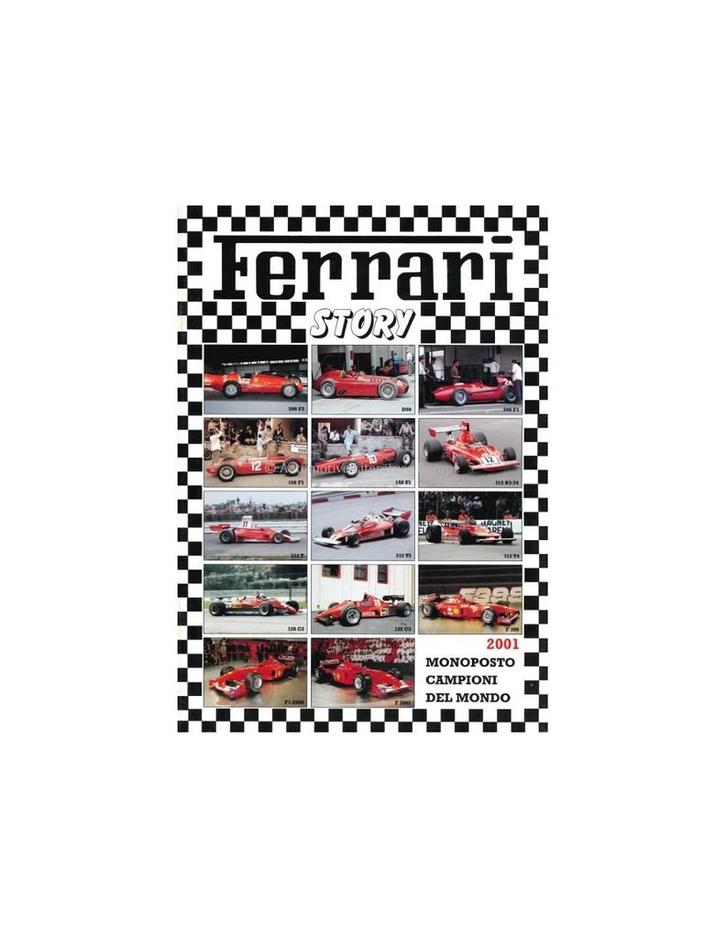 2001 FERRARI STORY MONOPOSTO CAMPIONI DEL MONDO MAGAZINE, Boeken, Auto's | Folders en Tijdschriften, Ferrari