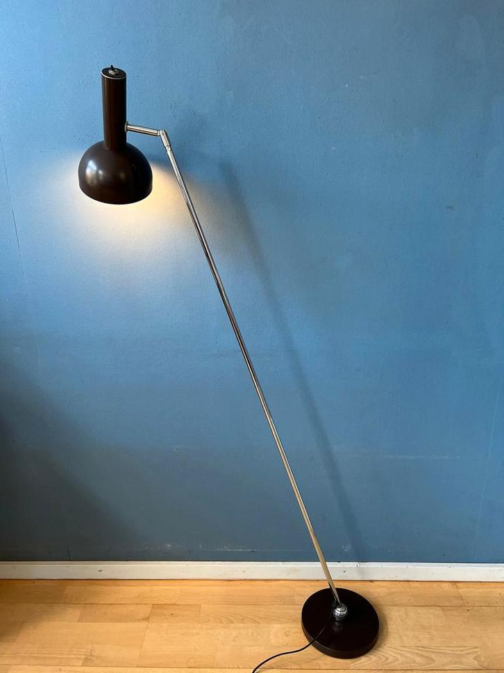 Mid Century Hala Brown Ball Rotating Floor Lamp, Huis en Inrichting, Lampen | Vloerlampen, Nieuw, Ophalen of Verzenden