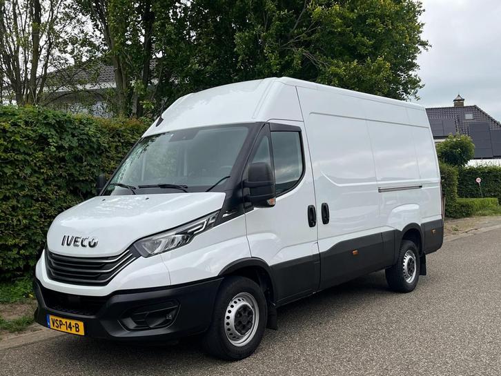 Iveco Daily 35S18 L2H2 3.0 Automaat | 2x schuifdeur | Achter, Auto's, Bestelauto's, Lease, Zwart, Automaat, Wit, Iveco, Financial lease