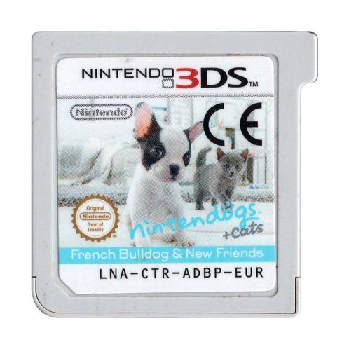 3DS Nintendogs + Cats: French Bulldog & New Friends, Spelcomputers en Games, Games | Nintendo 2DS en 3DS, Zo goed als nieuw, Verzenden
