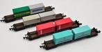 Minitrix N - 3507 - Modeltrein goederenwagon (4) - Set van, Hobby en Vrije tijd, Modeltreinen | N-Spoor, Nieuw