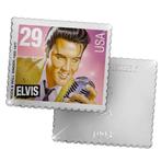 The Official Silver Plated “Elvis Legend” USA Postage Stamp, Postzegels en Munten, Postzegels | Thematische zegels, Overige thema's