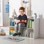 TRUUSK Kinderboekenkast met Zitkruk - 6 Vakken - 3 Kussens -, Kinderen en Baby's, Kinderkamer | Commodes en Kasten, Verzenden