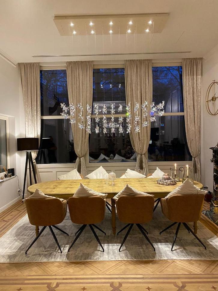 Exclusieve design kristal kroonluchter met SWAROVSKI kristal, Huis en Inrichting, Lampen | Kroonluchters, Nieuw, Ophalen