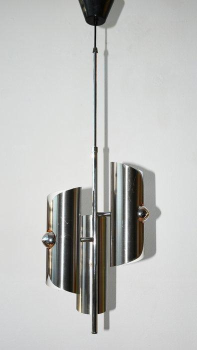 Polam Bielsko-Biaa - Kroonluchter - Space Age - Aluminium,, Antiek en Kunst, Antiek | Lampen