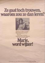 Waarom zou Marie toch gaan leren? (lijst optie, Posters), Verzenden, Nieuw, Overige onderwerpen, Met lijst
