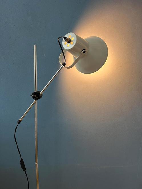 Small Vintage White Flexible Floor Lamp, Huis en Inrichting, Lampen | Vloerlampen, Nieuw, Ophalen of Verzenden