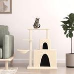 vidaXL Kattenmeubel met sisal krabpalen 83 cm crèmekleurig, Verzenden, Nieuw
