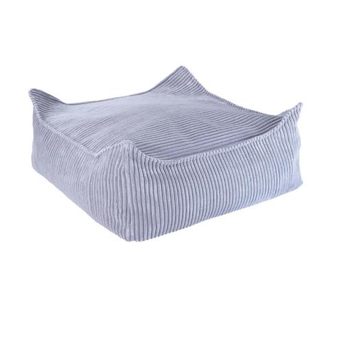 Zitzak van zachte corduroy stof Ottoman – kleur Blueberry., Kinderen en Baby's, Kinderkamer | Inrichting en Decoratie, Nieuw, Ophalen of Verzenden
