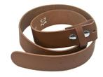 Leren wisselriem zonder gesp cognac, Kleding | Heren, Riemen en Ceinturen, Verzenden, Nieuw