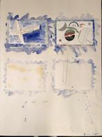 Franco Angeli (1935-1988) - Volo 34567, Antiek en Kunst, Kunst | Schilderijen | Modern