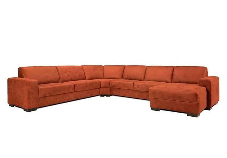 Hoekbankstel Malden - hoekbanken - Cognac, Huis en Inrichting, Banken | Sofa's en Chaises Longues, Nieuw, Stof