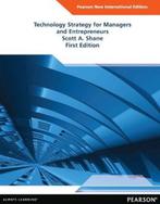 9781292040325 Technology Strategy for Managers and Entrep..., Scott Shane, Zo goed als nieuw, Verzenden