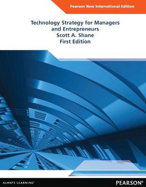 9781292040325 Technology Strategy for Managers and Entrep..., Boeken, Schoolboeken, Zo goed als nieuw, Verzenden
