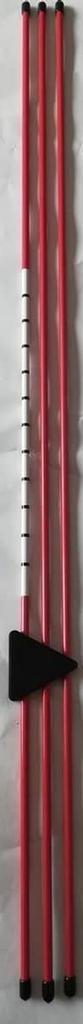Pure2Improve Golf Tour Sticks- Alignment Sticks - 3 stuks, Sport en Fitness, Fitnessmaterialen, Ophalen of Verzenden, Zo goed als nieuw