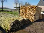 Wilgentenen schutting, op ambachtelijk hand gevlochten