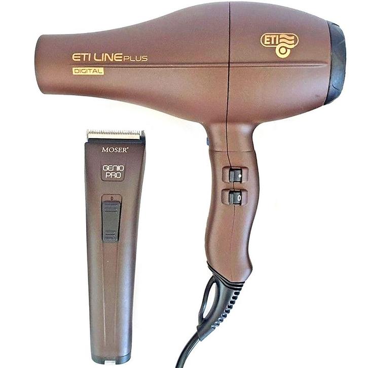Moser  Combipack Genio Pro & ETI Line Plus, Sieraden, Tassen en Uiterlijk, Uiterlijk | Haarverzorging, Nieuw, Verzenden