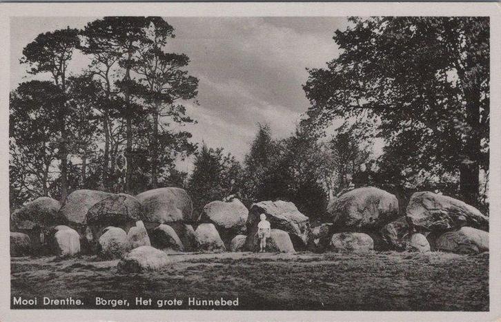BORGER - Borger, Het grote Hunnebed, Verzamelen, Ansichtkaarten | Nederland, Verzenden