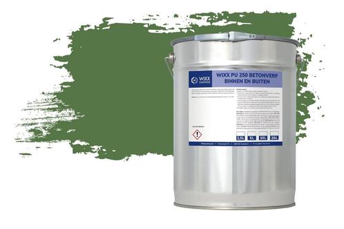 Wixx PU 250 Betonverf Buiten en Binnen RAL 6010 | Grasgroen, Doe-het-zelf en Verbouw, Verf, Beits en Lak, Verf, Groen, Nieuw, Minder dan 5 liter