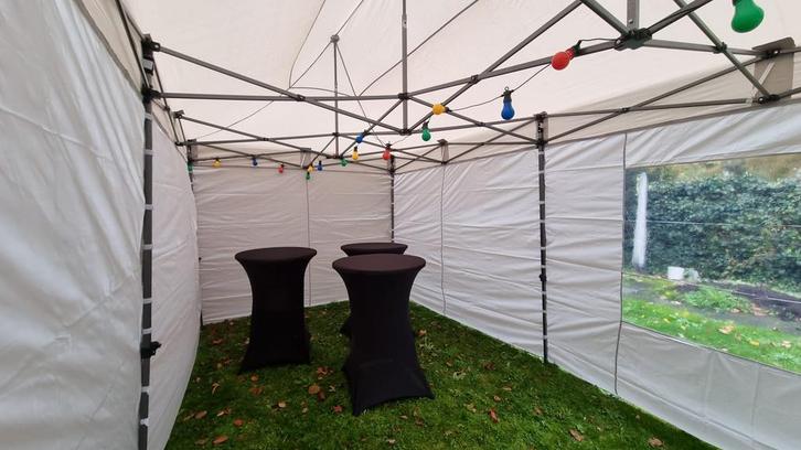 Partytent huren, JBL box, Statafels, heaters, en meer!, Hobby en Vrije tijd, Feestartikelen | Verhuur, Verjaardag, Zo goed als nieuw