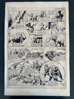 Pellos, René - 1 Original page - La Guerre du Feu - Planche, Boeken, Stripboeken, Nieuw