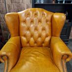 Chesterfield Lord Armchair Fauteuil - Gouden Eik, Huis en Inrichting, Fauteuils, Ophalen of Verzenden, Nieuw, Leer, Chesterfield
