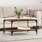vidaXL Salontafel Oud hout 80 x 50 x 40 cm Bewerkt hout, Huis en Inrichting, Tafels | Salontafels, Verzenden, Vierkant, Nieuw