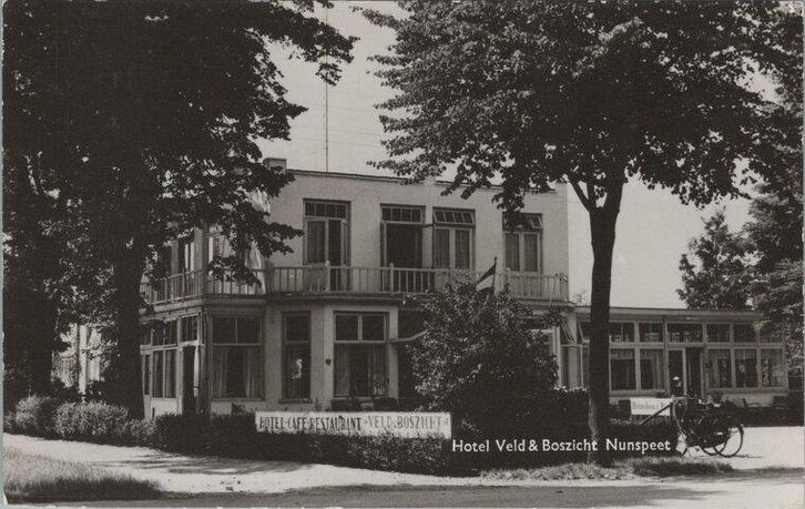 NUNSPEET - Hotel Veld & Boszicht, Verzamelen, Ansichtkaarten | Nederland, Verzenden