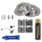 Voordeelset Remschijven + Remblokken BMW 732i achterzijde, Verzenden, Nieuw