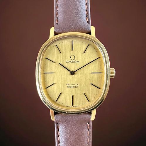 Omega De Ville Quartz 191.0046 uit 1977, Sieraden, Tassen en Uiterlijk, Horloges | Dames, Polshorloge, Gebruikt, Verzenden