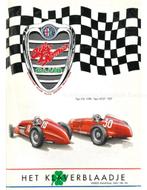 2001 ALFA ROMEO CLUB HET KLAVERBLAADJE 96 NEDERLANDS, Nieuw, Alfa Romeo, Author